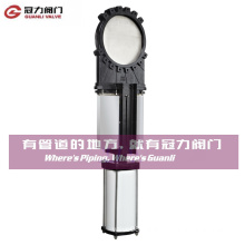 DIN Ductile Iron Knife Gate Valve for Water Treatment